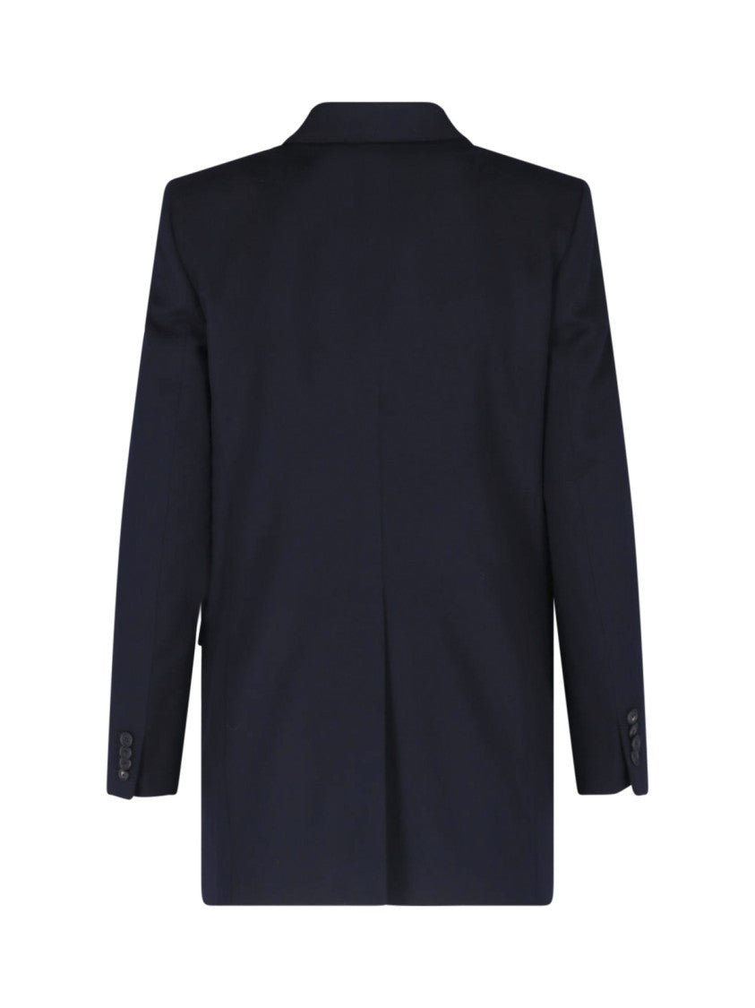 Tagliatore Navy Blue J-Jasmine Double-Breasted Cashmere Blazer