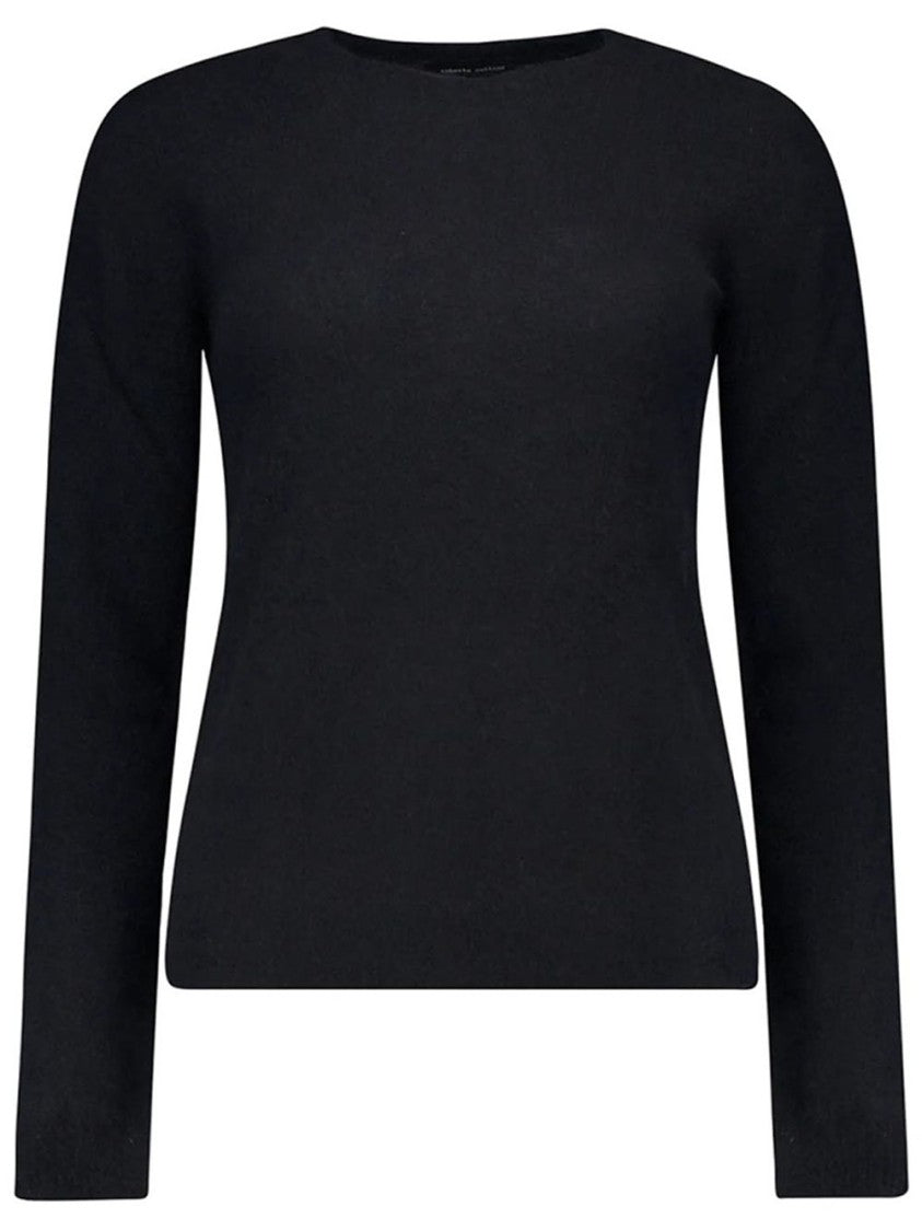 Roberto Collina Black Regular Fit Sweater