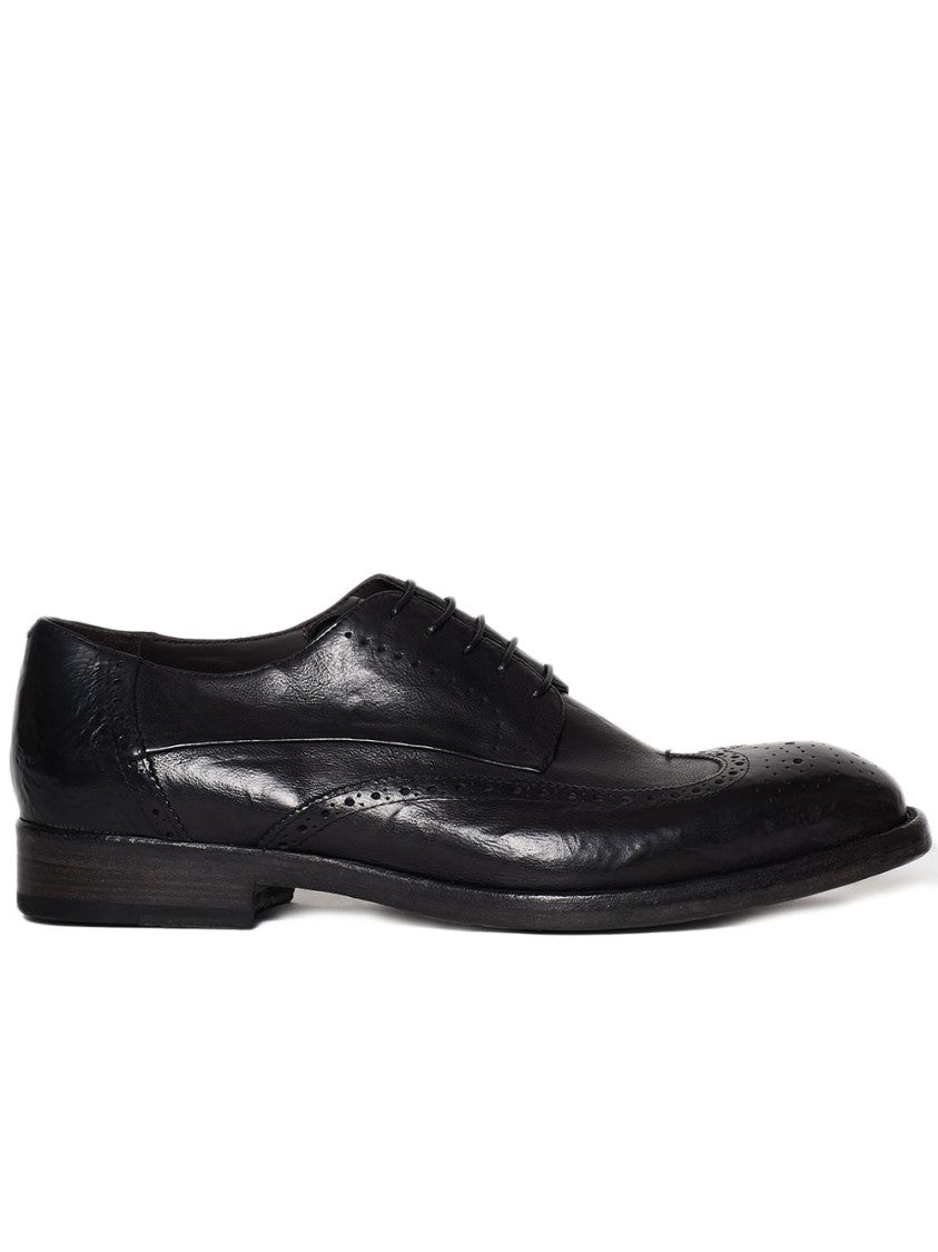 Fabrizio Silenzi Black Derby Shoes