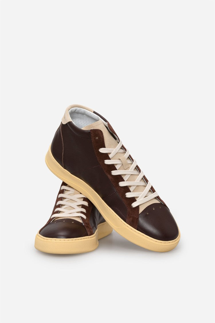 Pantofola D'oro Del Bello Mid Brown Men's Sneaker