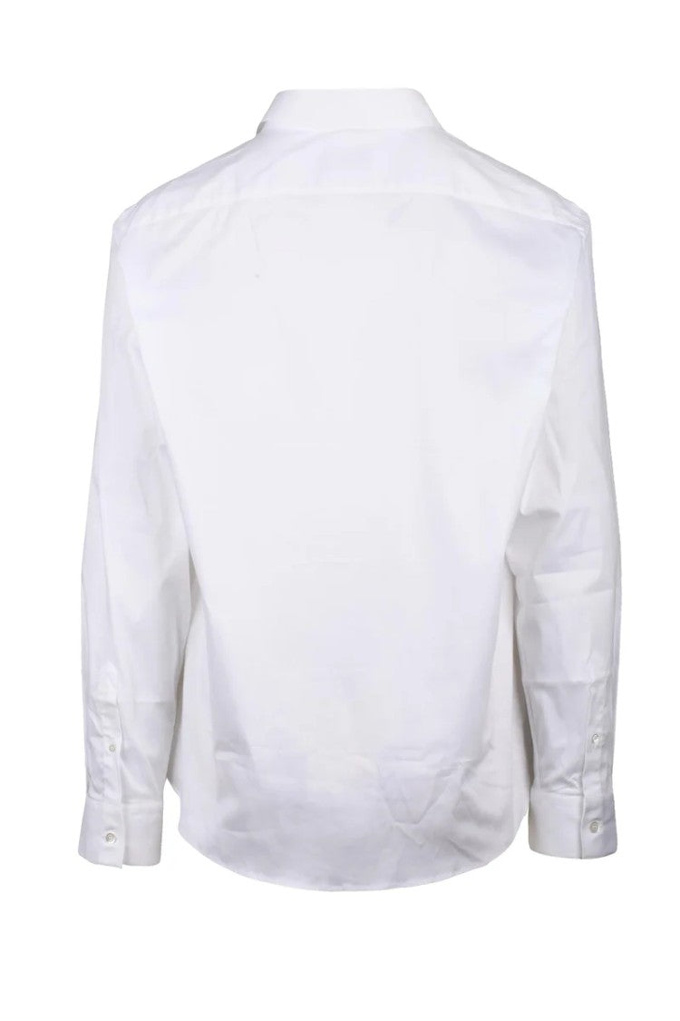 Emporio Armani Cotton Polyamide Elastane Shirt - White