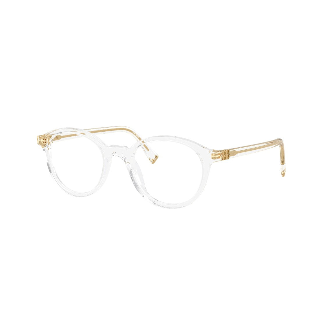 Miu Miu 0Mu 02Wv Transparent Acetate Eyeglasses