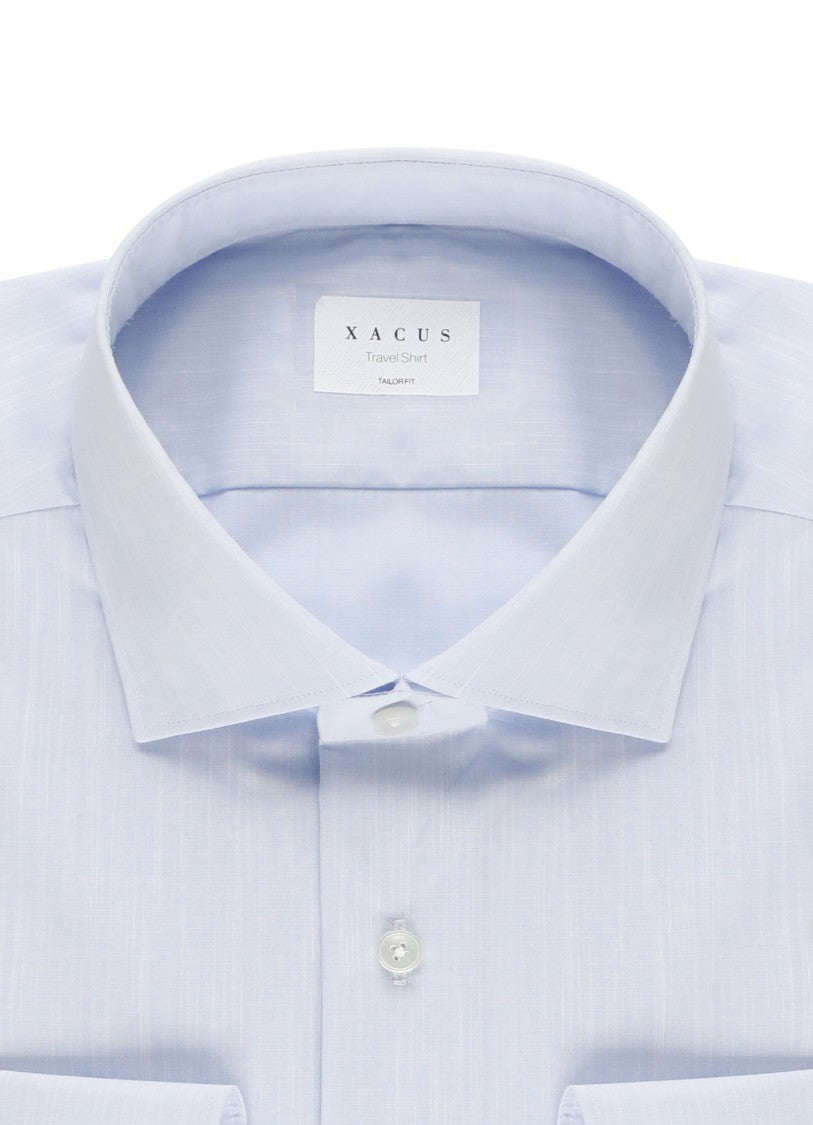 Xacus Light Blue Travel Casual Shirt