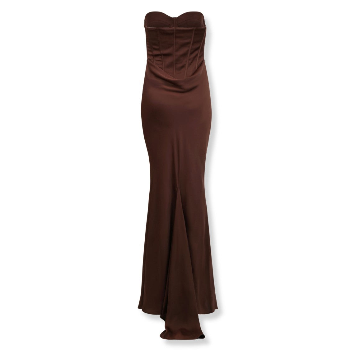 Rotate Rotate Satin Corset Maxi Dress