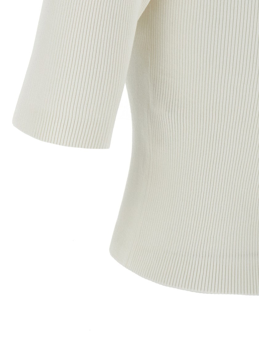 Auralee Ribbed Polo Shirt