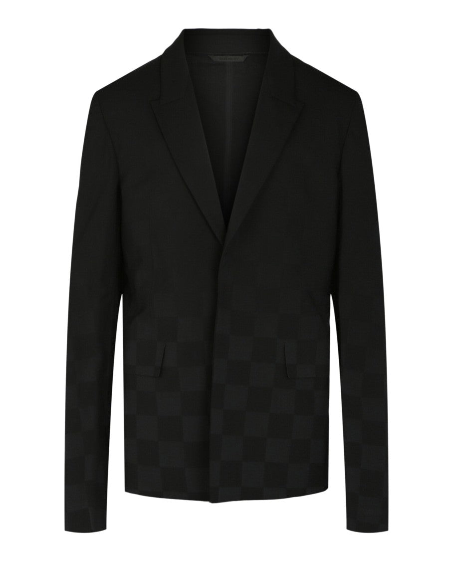 Givenchy Slim Fit Micro Windowpane Check Blazer