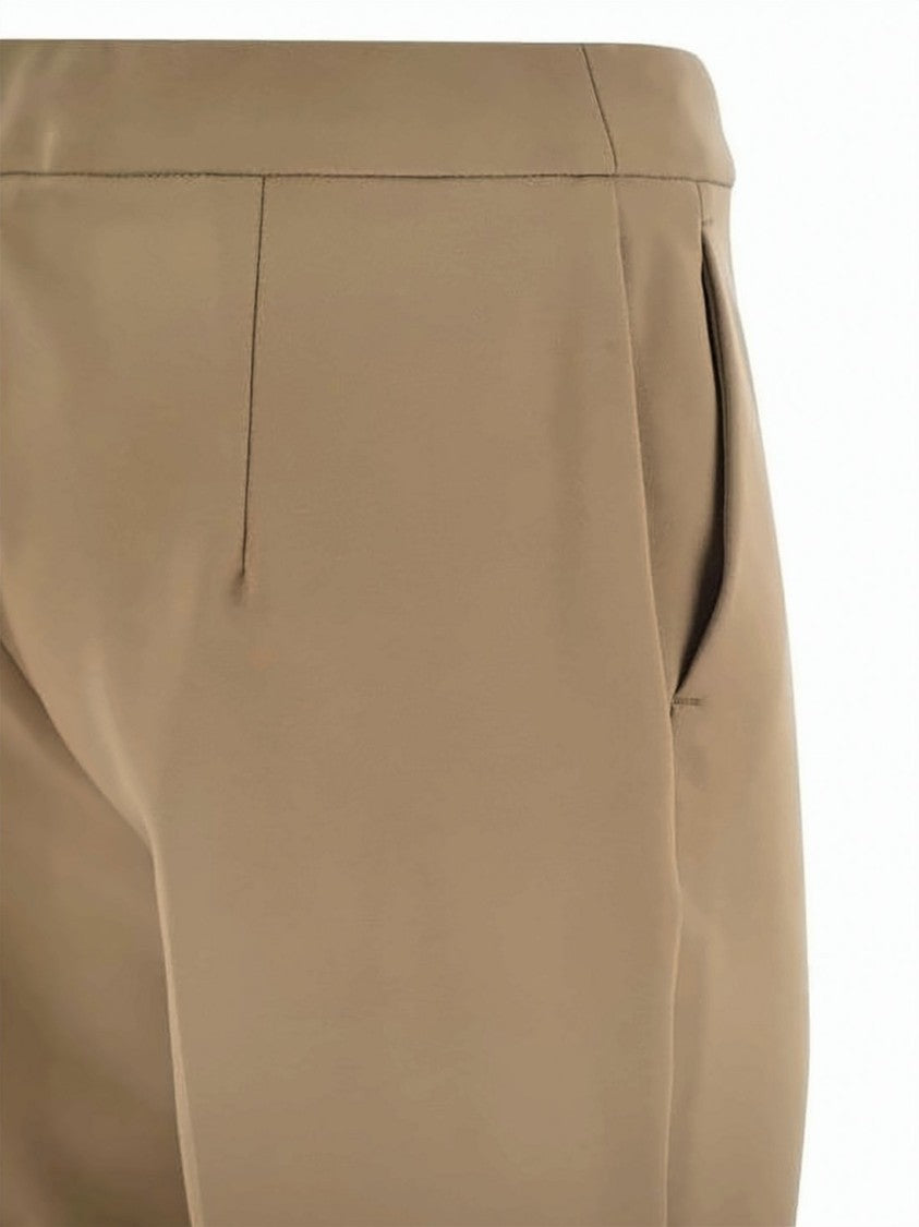 Max Mara Slim-Tapered Tailored Suit Pants With Clean Finish