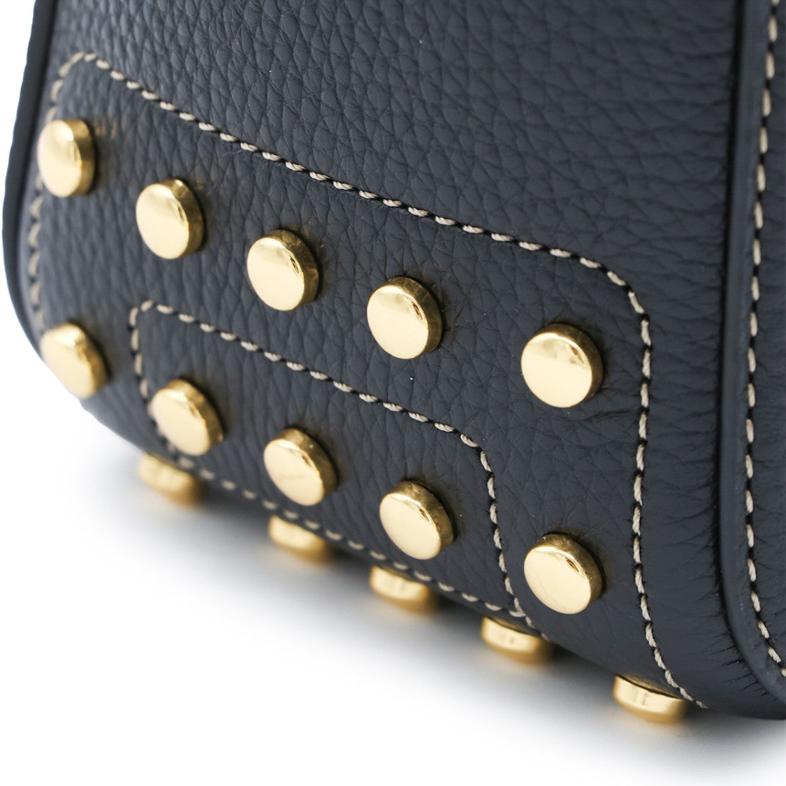 Tod's Structured Pebbled Handbag With Adjustable Strap