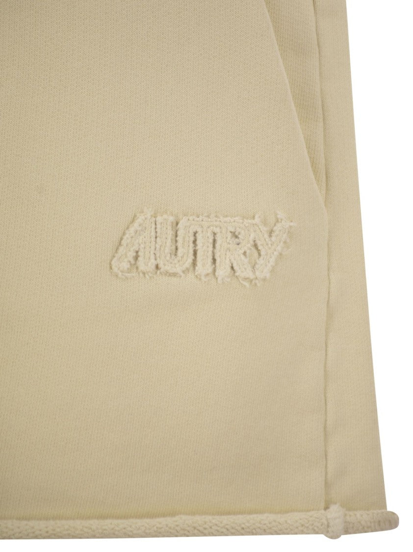 Autry Short Trousers In Compact Cotton Jersey