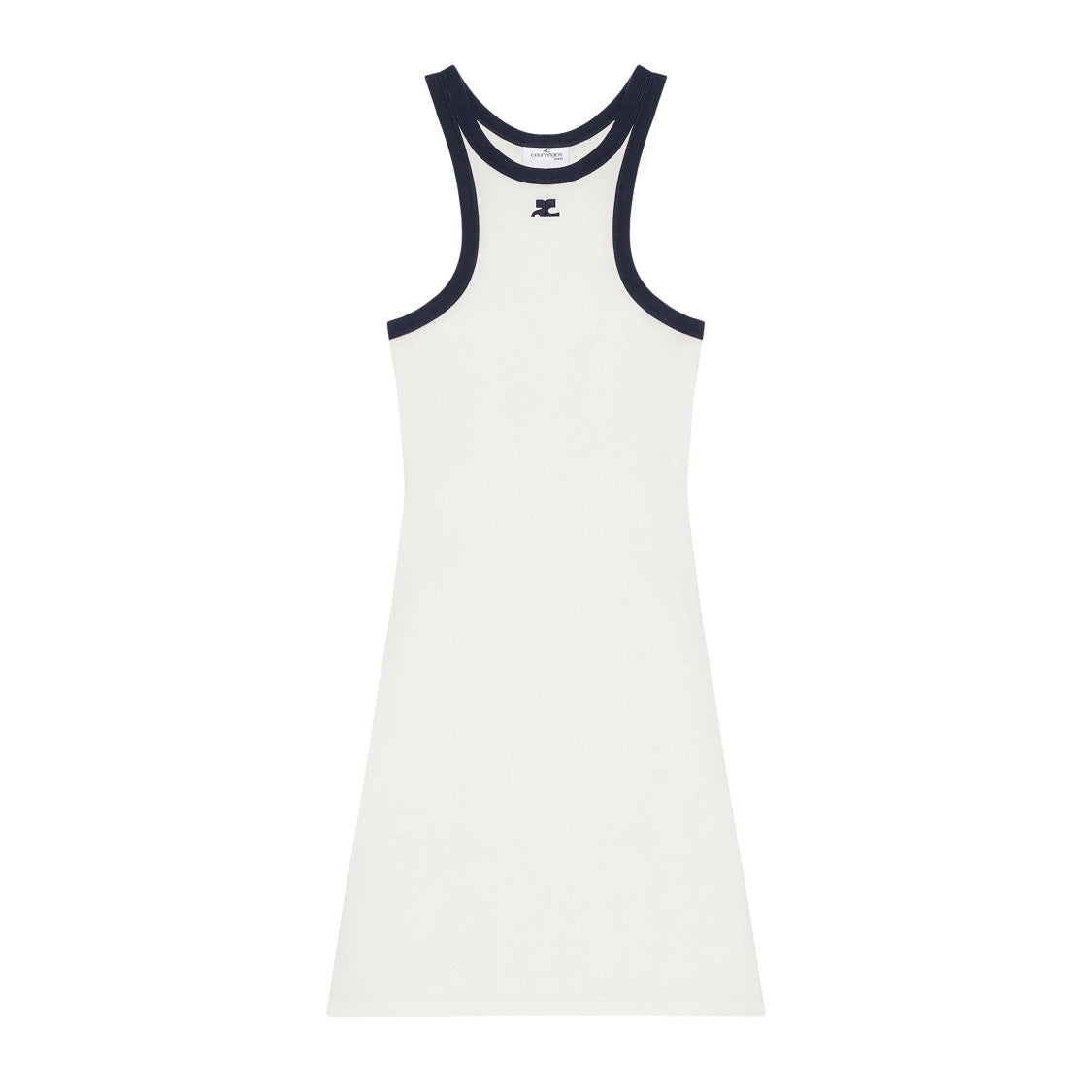 Courrèges Blue Fitted Mini Dress