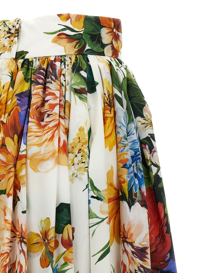 Dolce & Gabbana Bouquet' Print Skirt