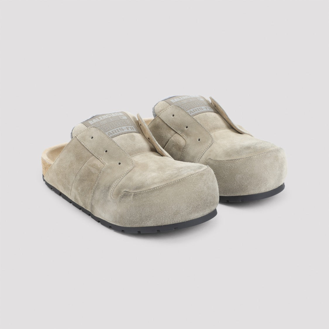 Balenciaga Slip-On Loafers With Soft Suede Upper