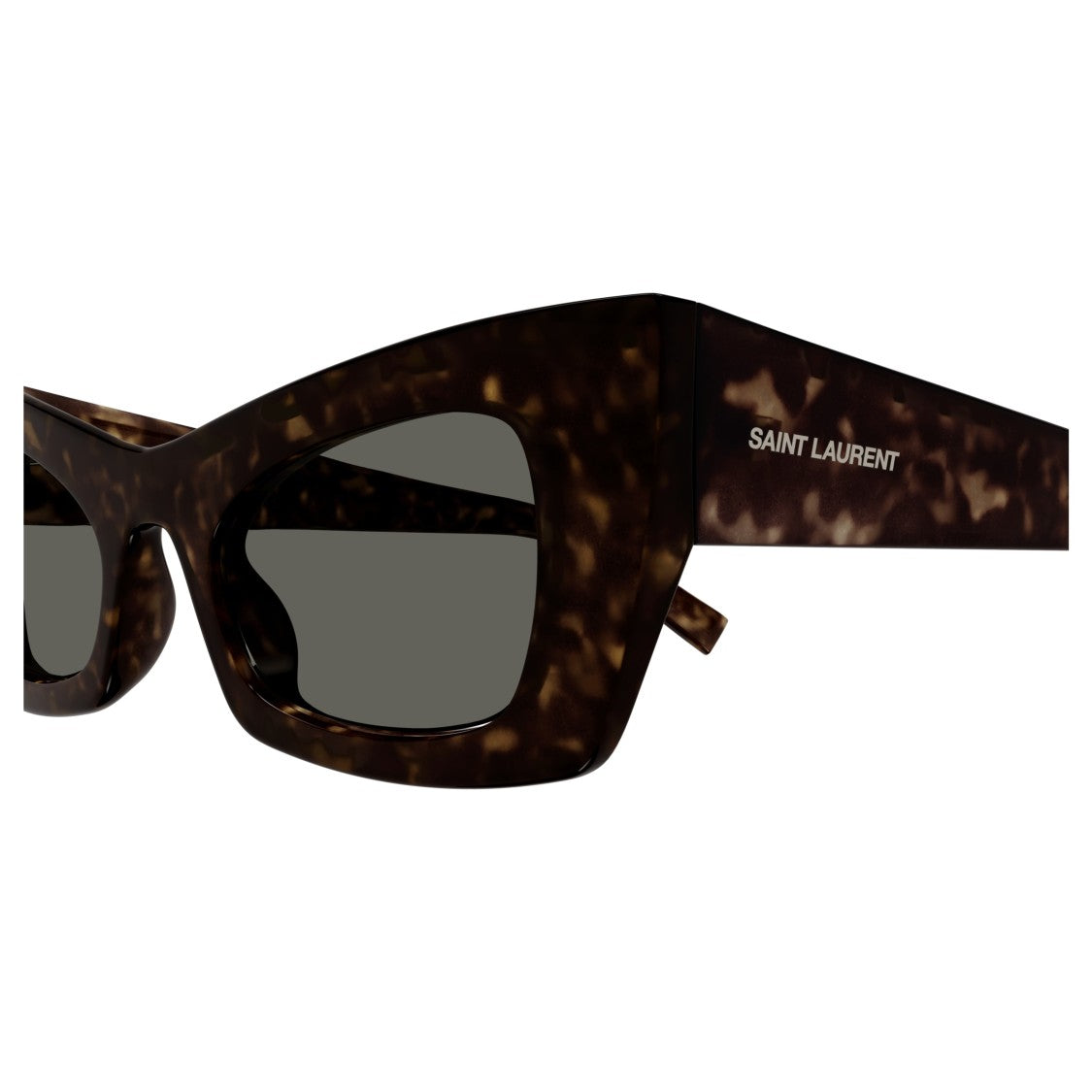 Saint Laurent Sl 702 Bold Tortoiseshell Cat-Eye Sunglasses
