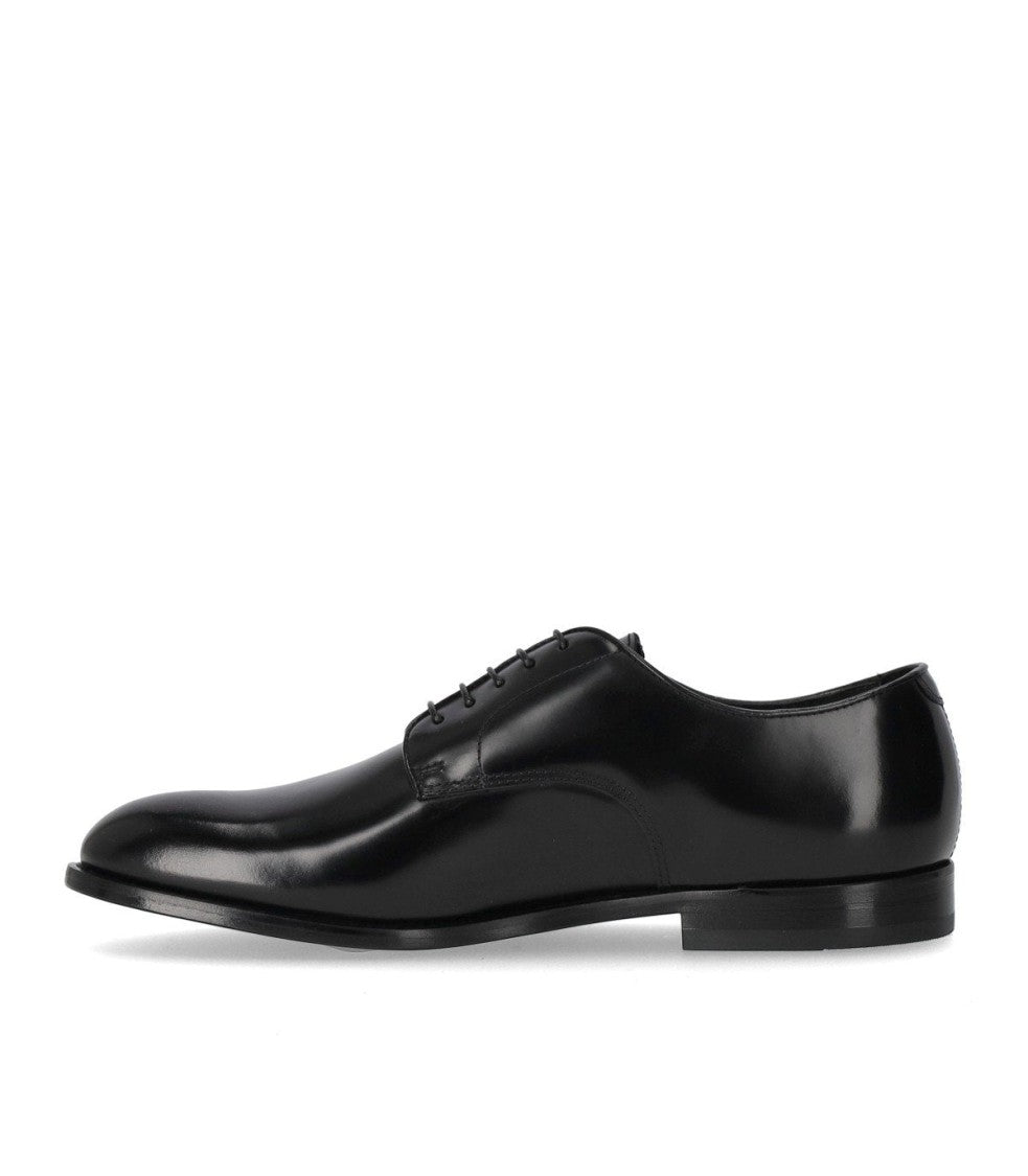 Doucal's Derby Horse Black Lace Up