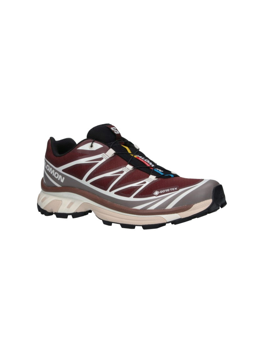 Salomon Burgundy Xt-6 Gore-Tex Waterproof Sneakers