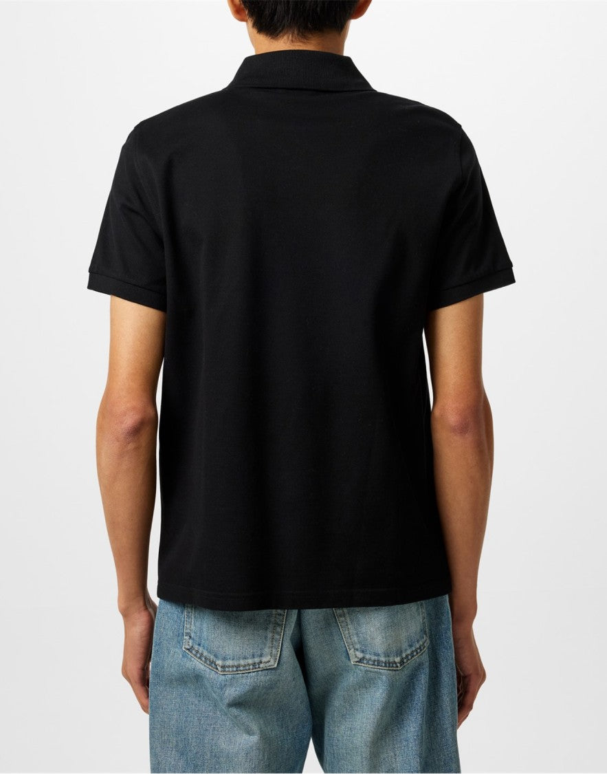 Saint Laurent Cassandre Ysl Logo Polo Shirt