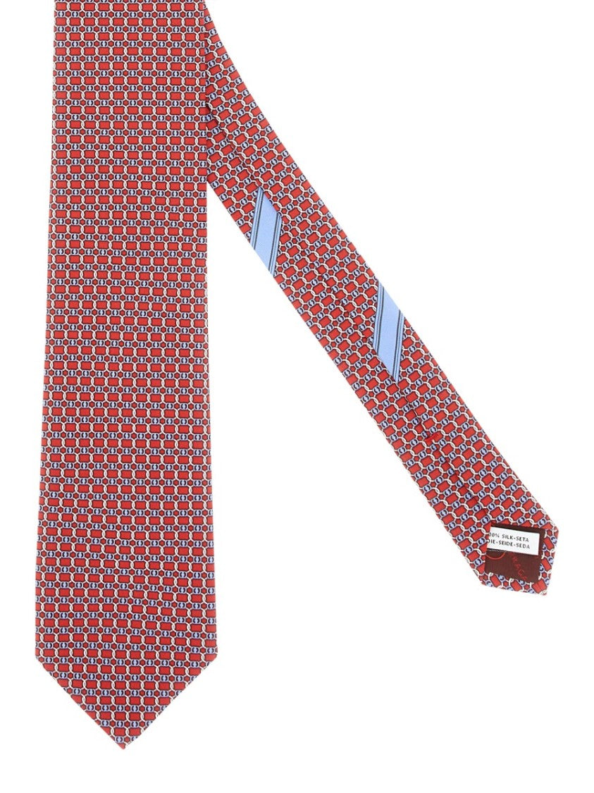 Ferragamo Vara Print Tie
