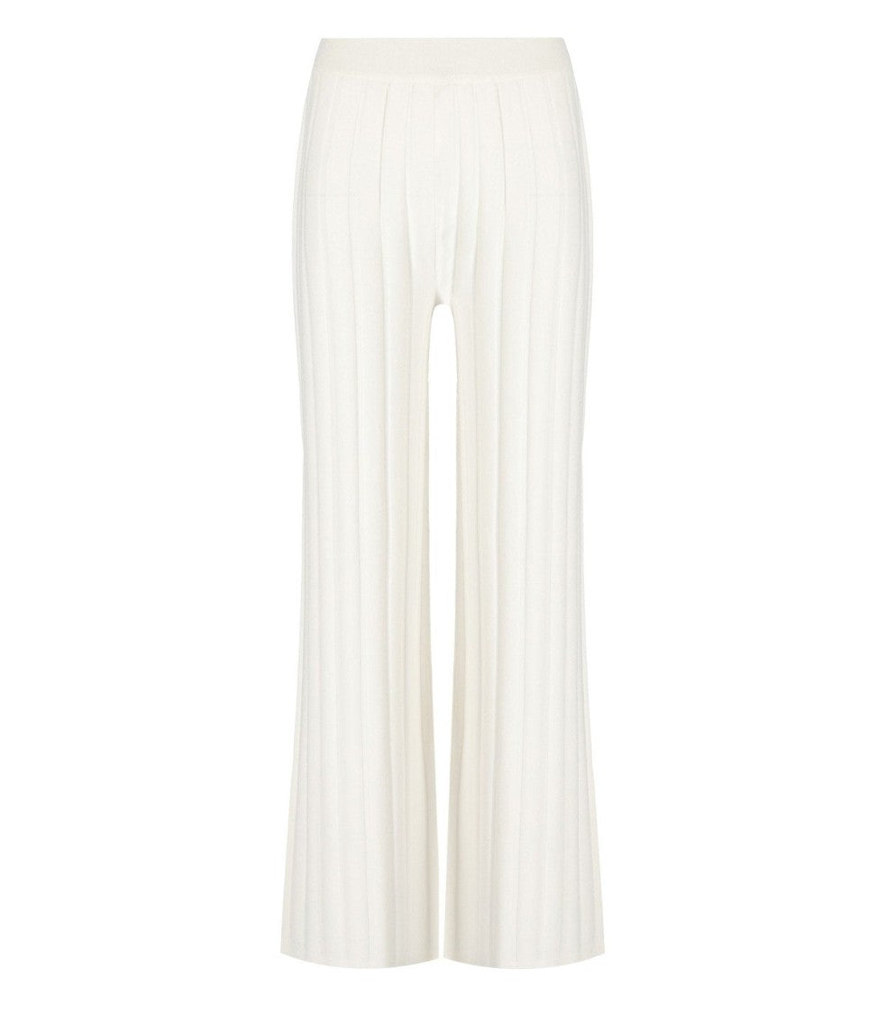 Max Mara Tema White Knitted Pants