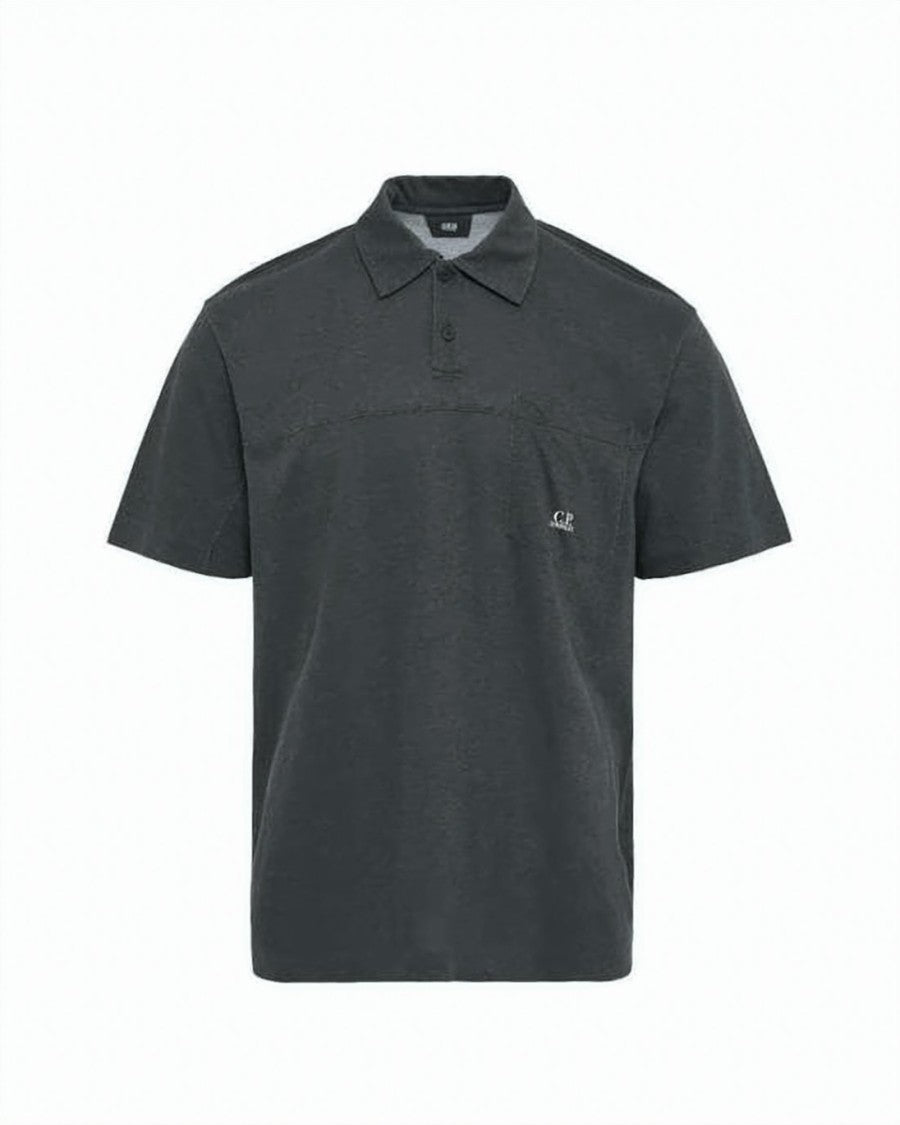 C.P. Company Short-Sleeved Polo Shirt With Classic Collar