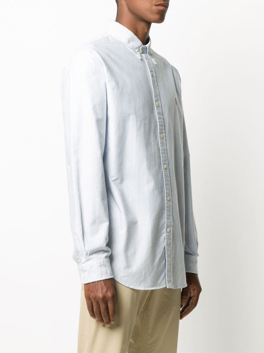 Polo Ralph Lauren Blue Striped Oxford Shirt