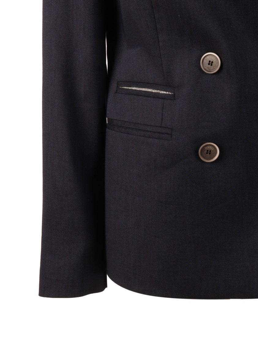 Peserico Woman Jacket Double Breasted Jacket