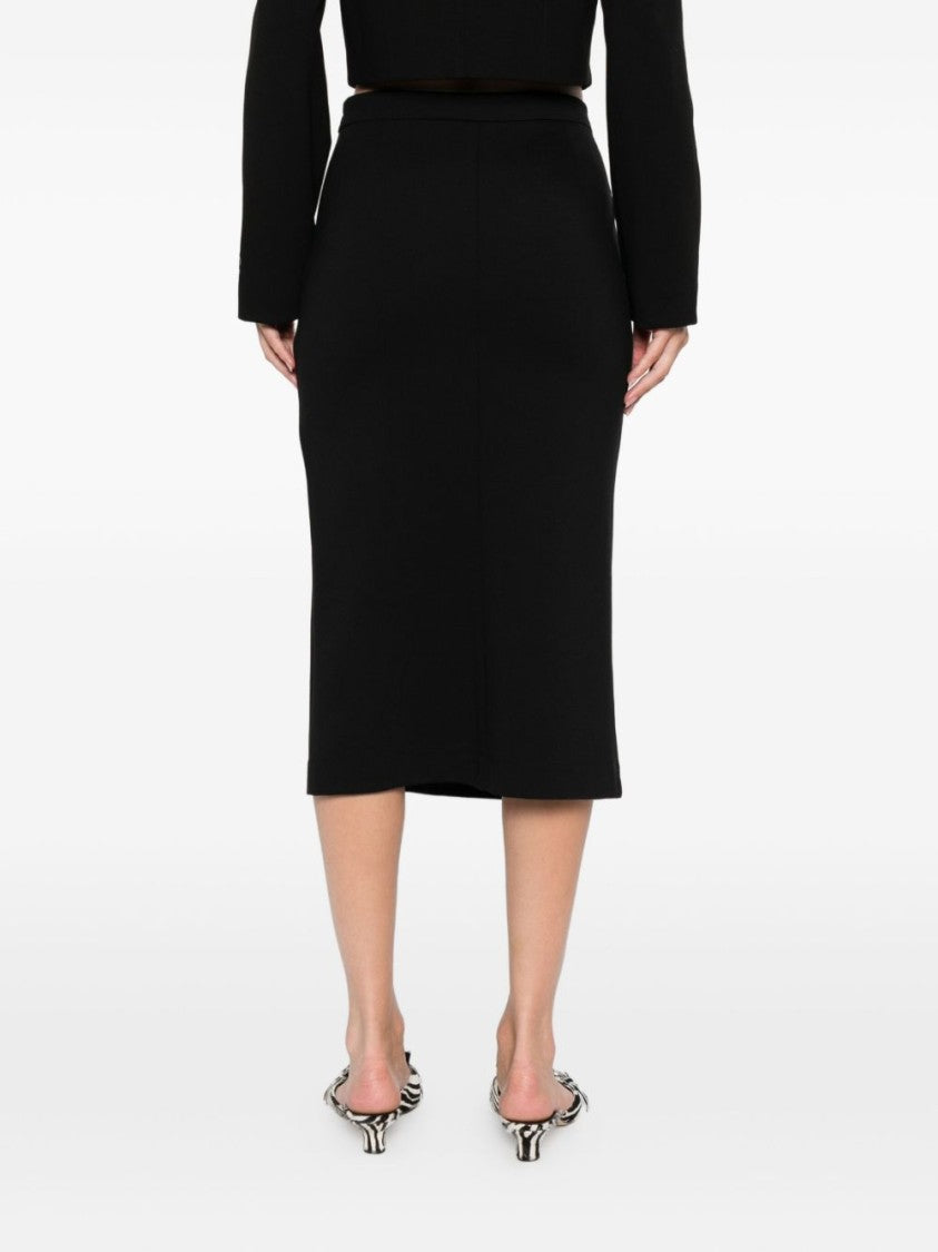 Pinko Midi Skirt With Front Slit