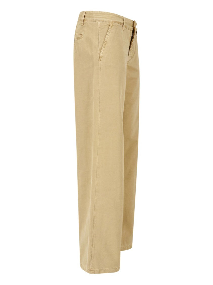 Jeanerica Wide-Leg High-Waist Jeans With Buttoned Welt Pockets