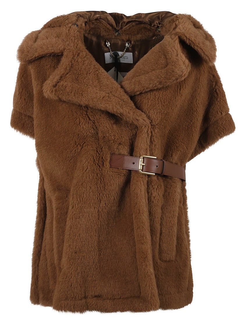 Max Mara Plush Brown Oversized Jacket