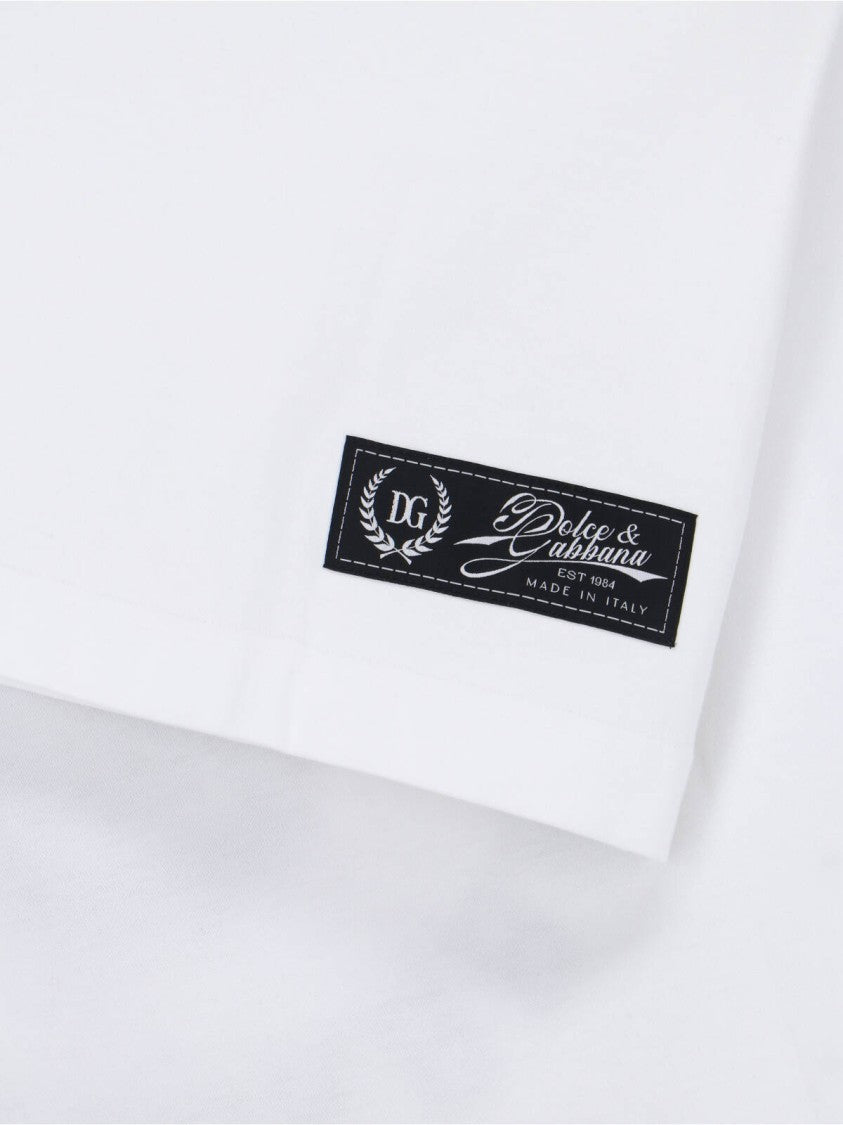 Dolce & Gabbana White Logo T-Shirt