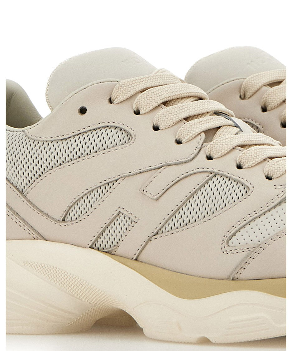 Hogan Chunky Sole Sneakers With Layered Panels