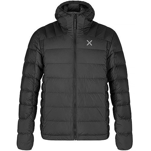 Montura Padded Black Down Jacket With Minimalist Design And High Collar