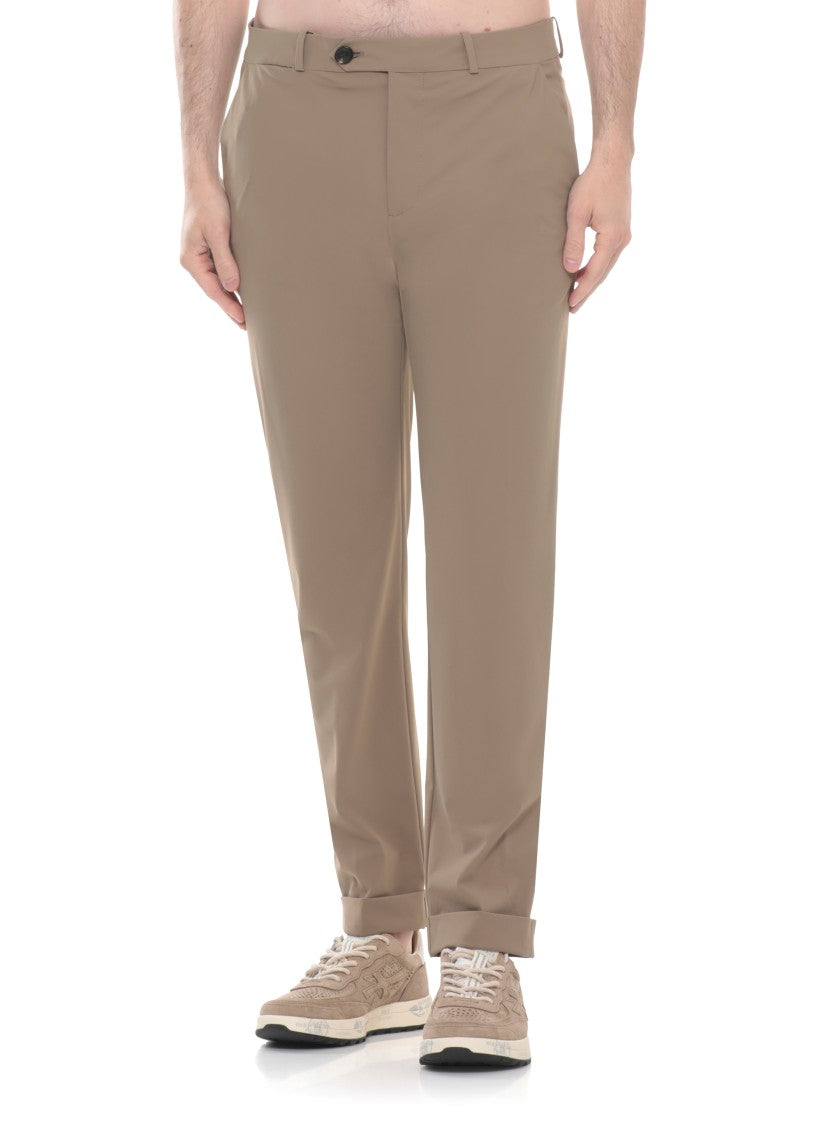 Rrd Brown Surflex Chino Straight-Leg Pants