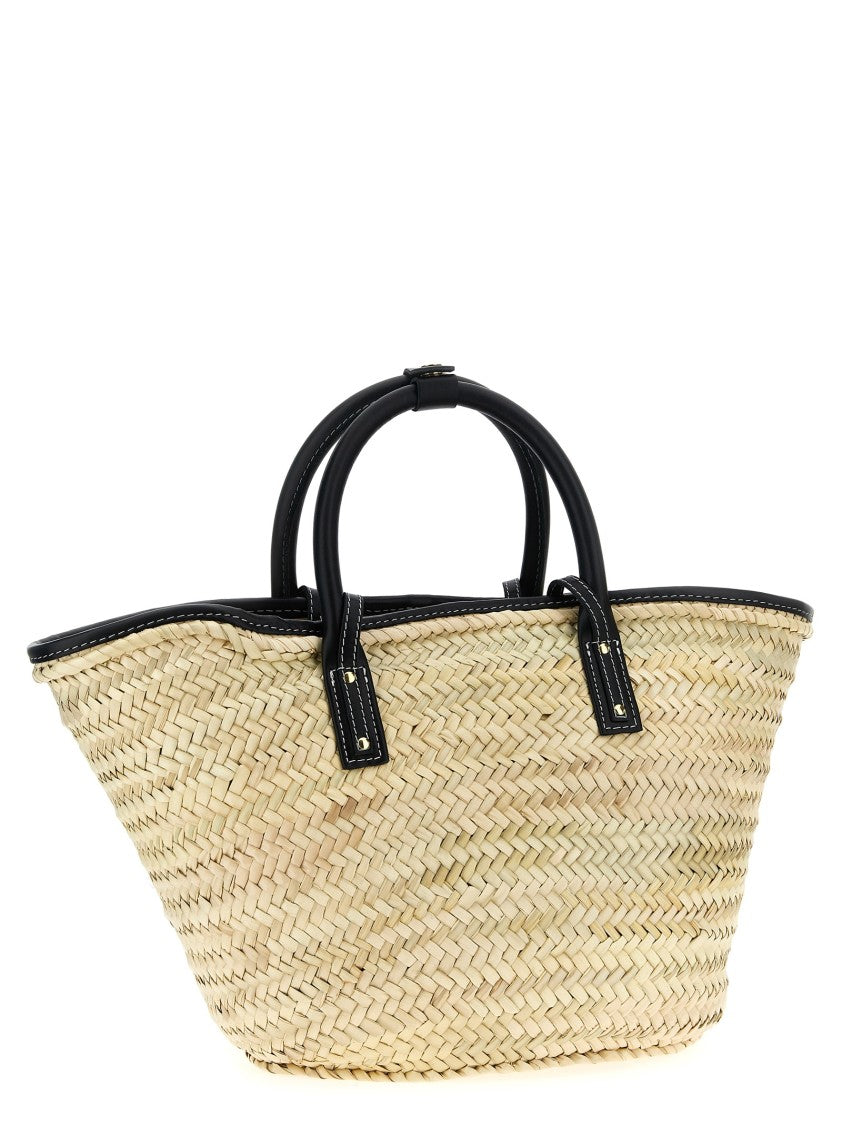Jacquemus 'Le Panier Soli' Woven Straw Shopping Bag