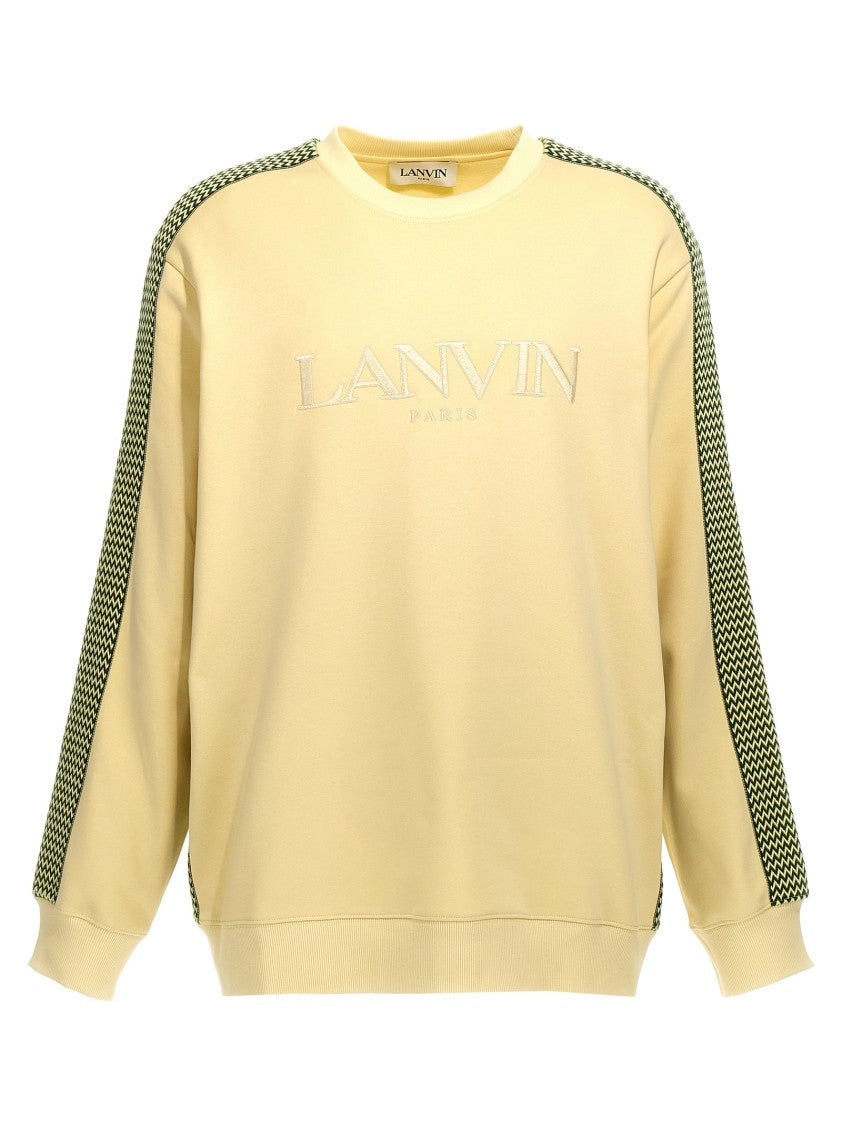 Lanvin Brodé Side Curb' Sweatshirt