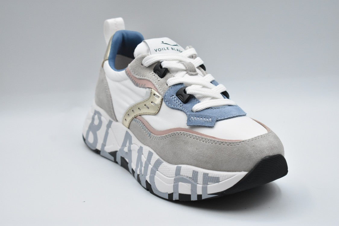 Voile Blanche Laced Sneakers With Chunky Sole