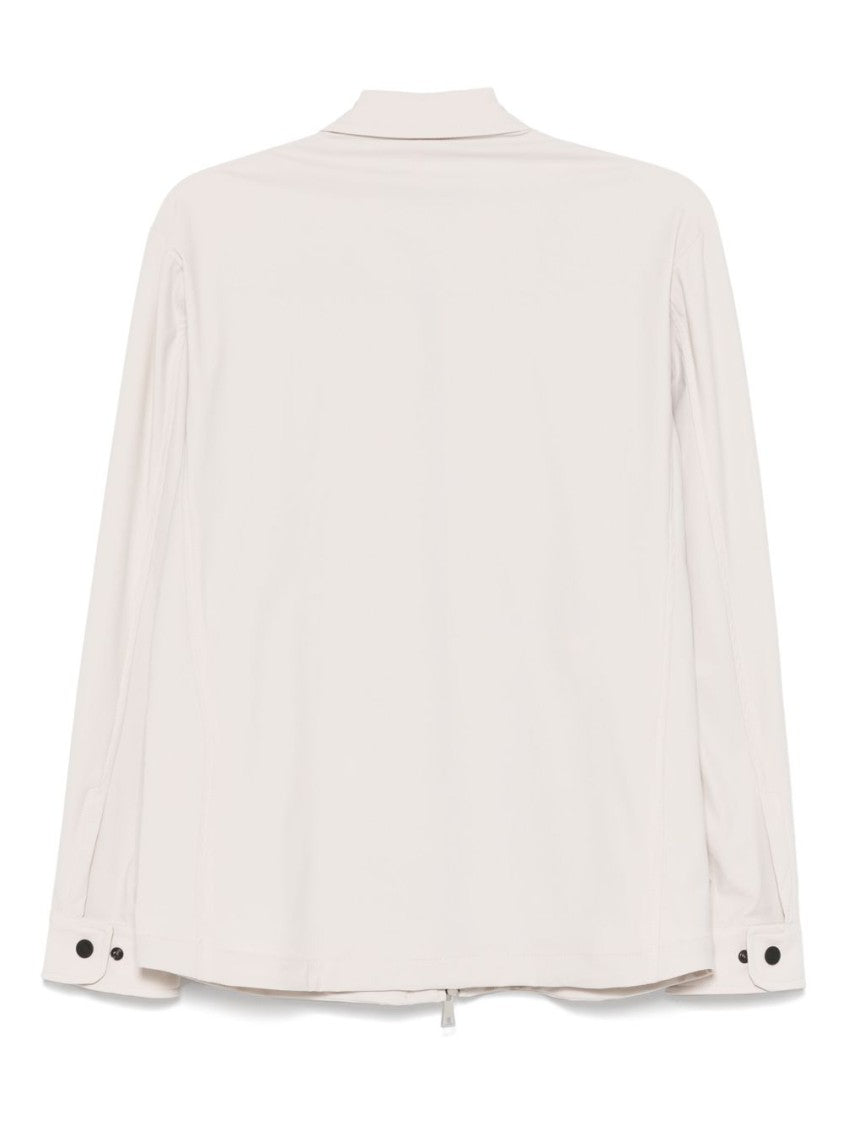Pmds Light Beige Shirt With Two-Way Zip