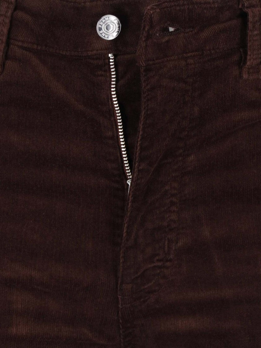 Frame Brown The Reboot Corduroy Flared Pants