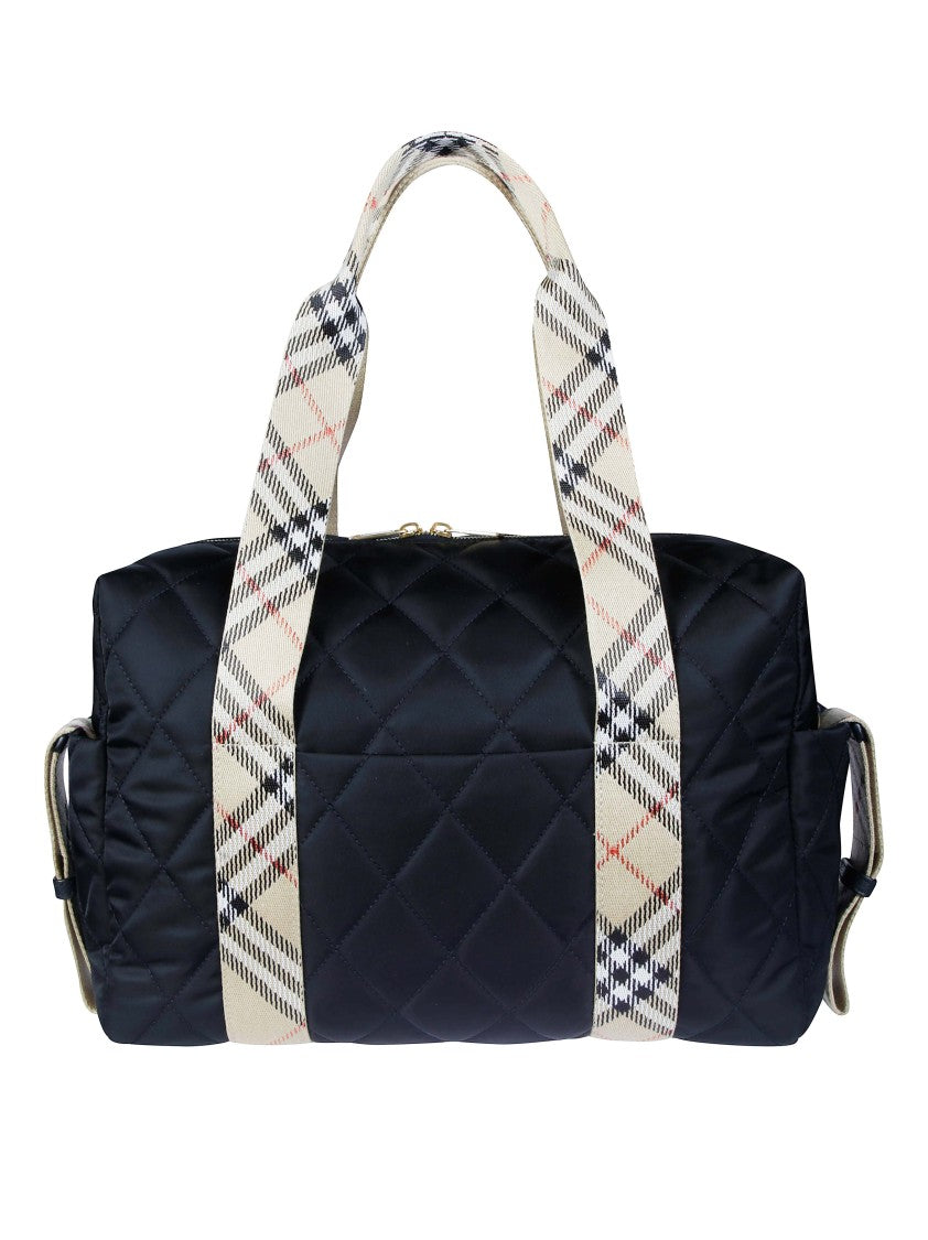 Burberry Md Belfast Dp Quilted Duffle Bag