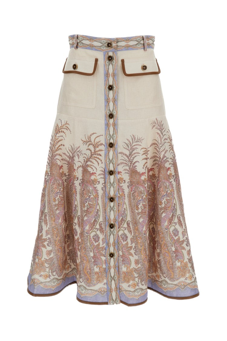 Zimmermann Alchemy A-Line Skirt
