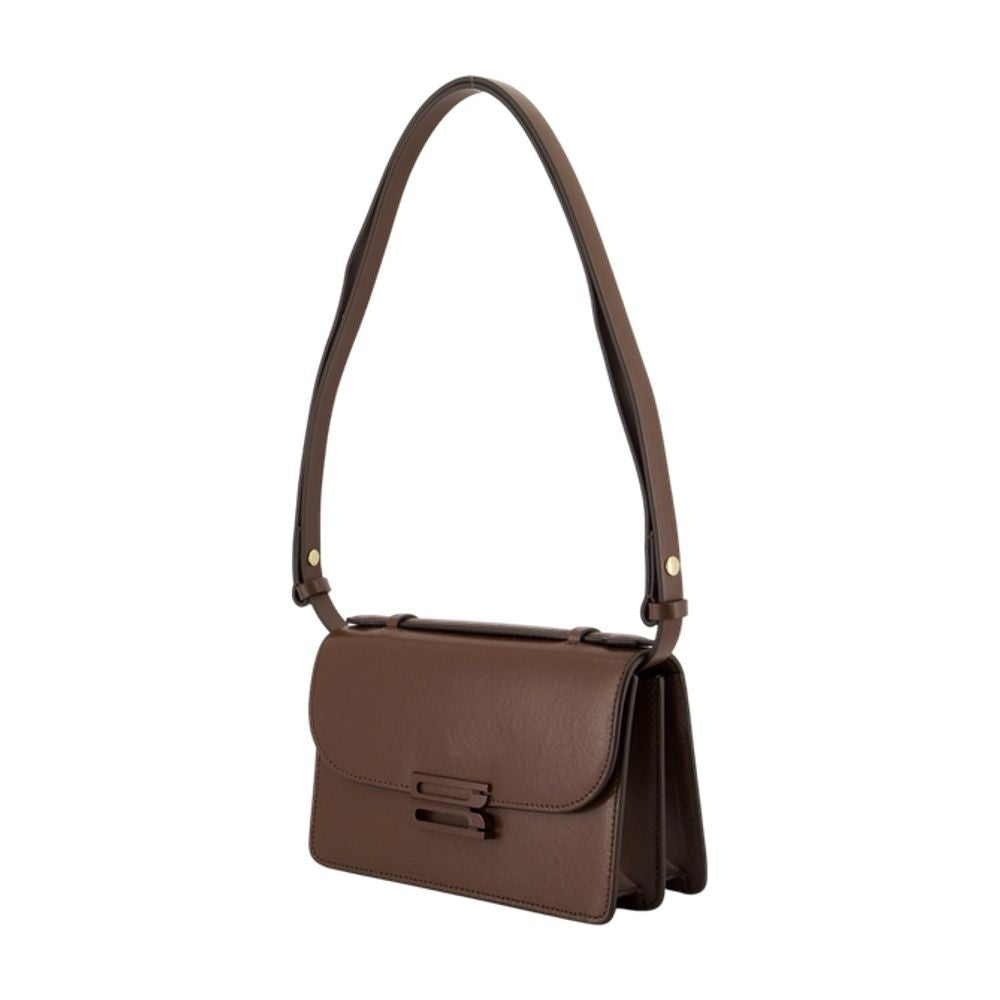 Victoria Beckham Tonal Mini Dorian Crossbody - Leather - Brown