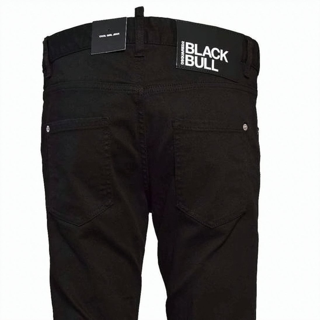 Dsquared2 Minimalist Black Slim-Fit Denim Pants
