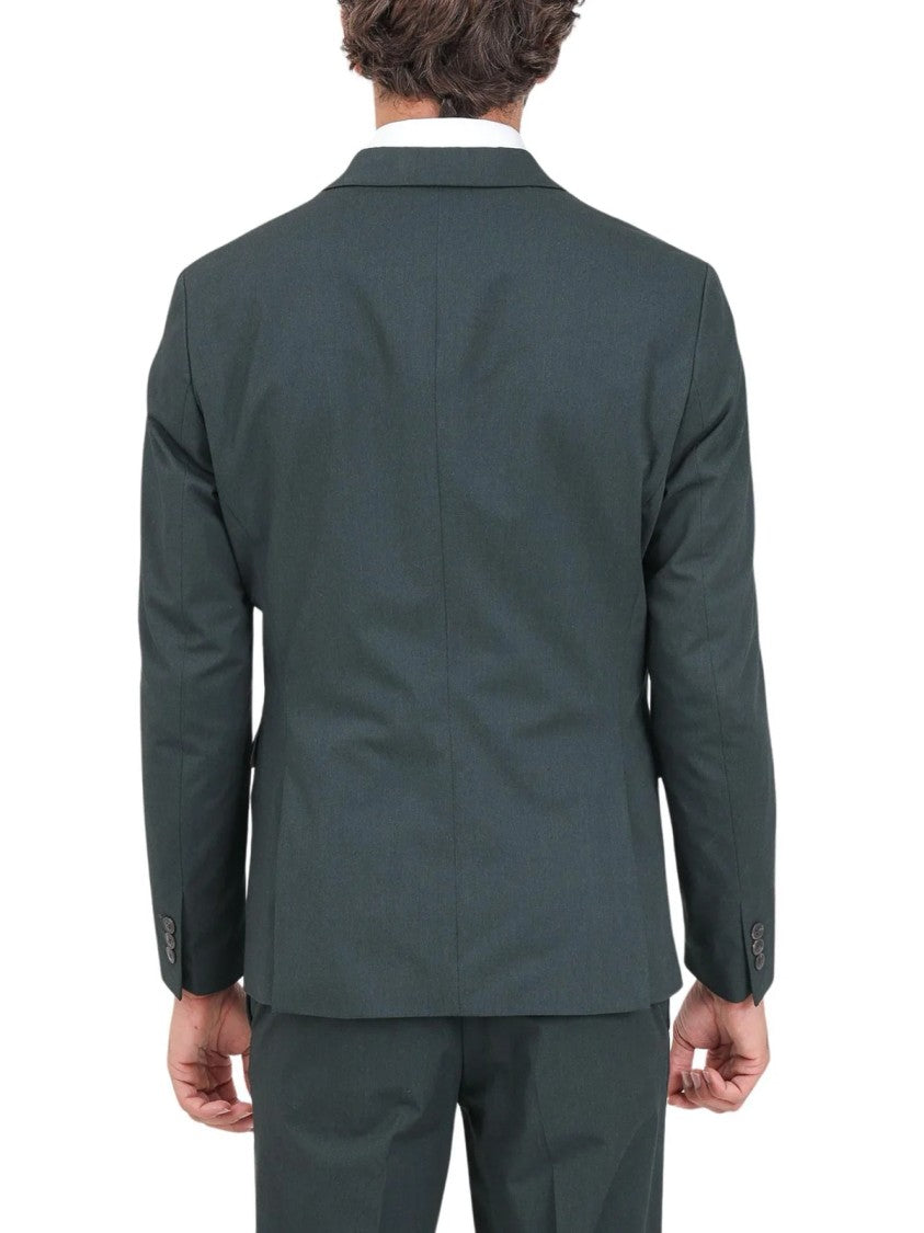 Selected Forest Green Two-Button Blazer