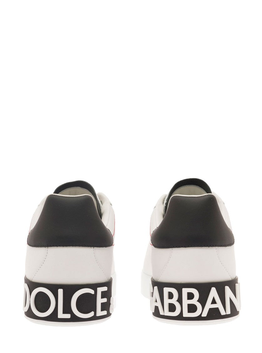 Dolce & Gabbana Portofino' White Low Top Sneakers
