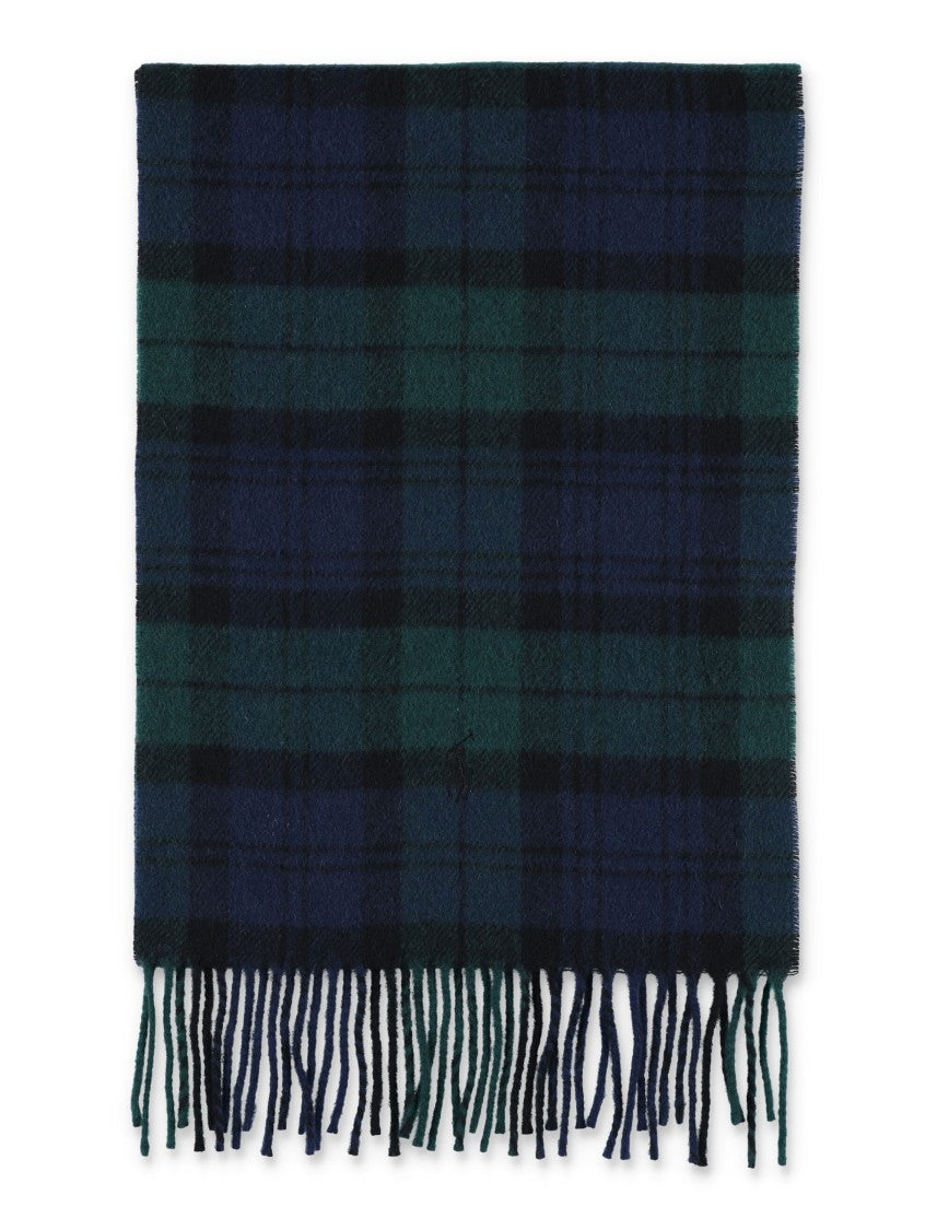 Polo Ralph Lauren Classic Checkered Wool Blend Scarf