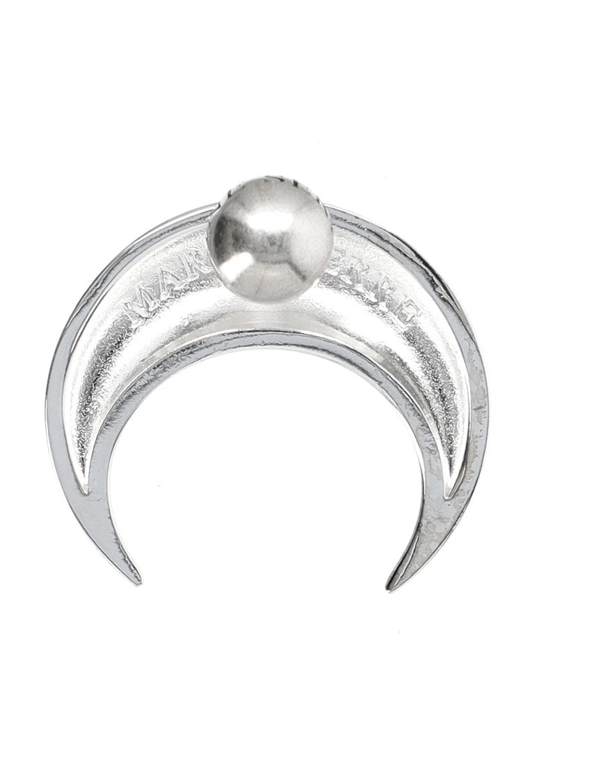 Marine Serre Single Big Moon Earring