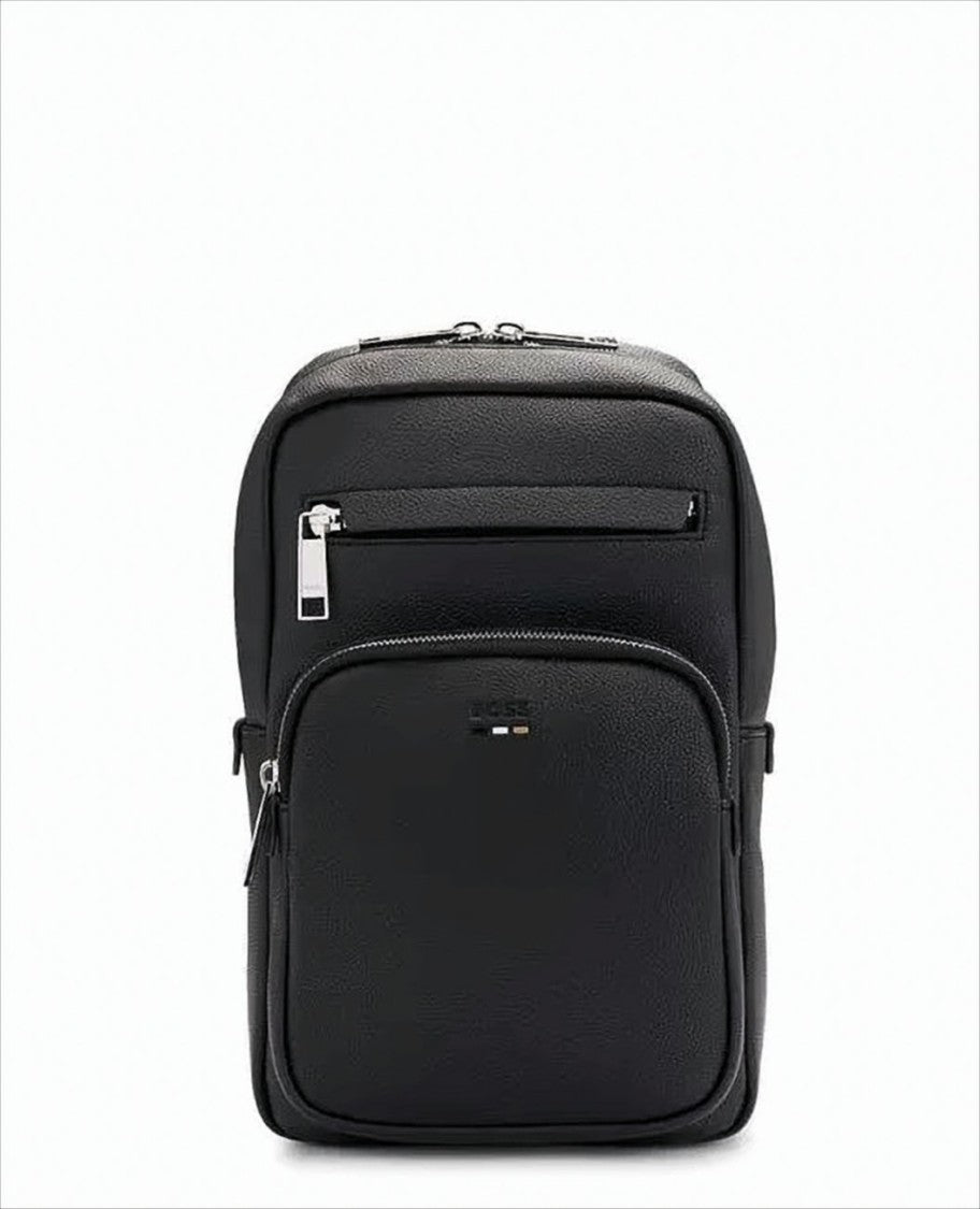 Boss Compact Structured Belt Bag With Zipper Closure