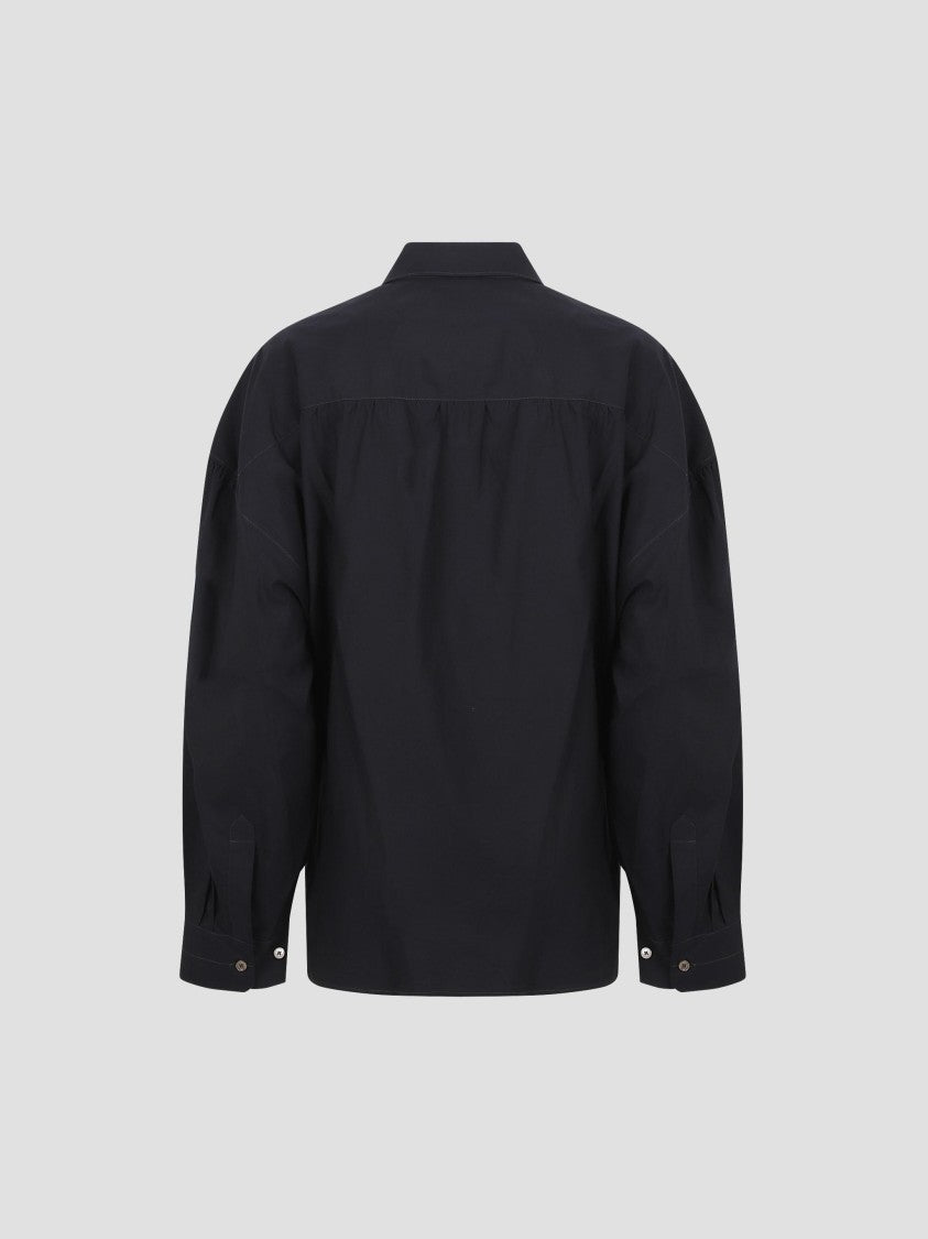 Lemaire Straight Collar Twisted Shirt
