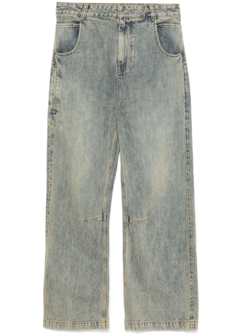 Entire Studios Mid-Rise Light Blue Denim Jeans