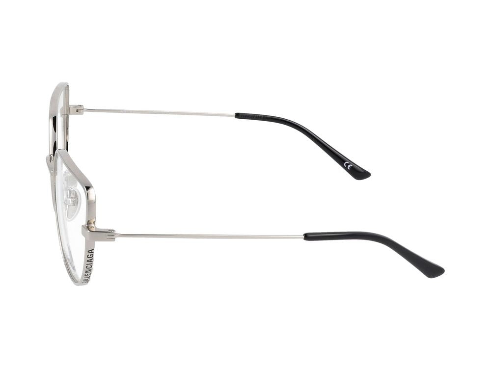 Balenciaga Eyeglasses Bb0197o 003 Silver Silver Transparent 56/16/140