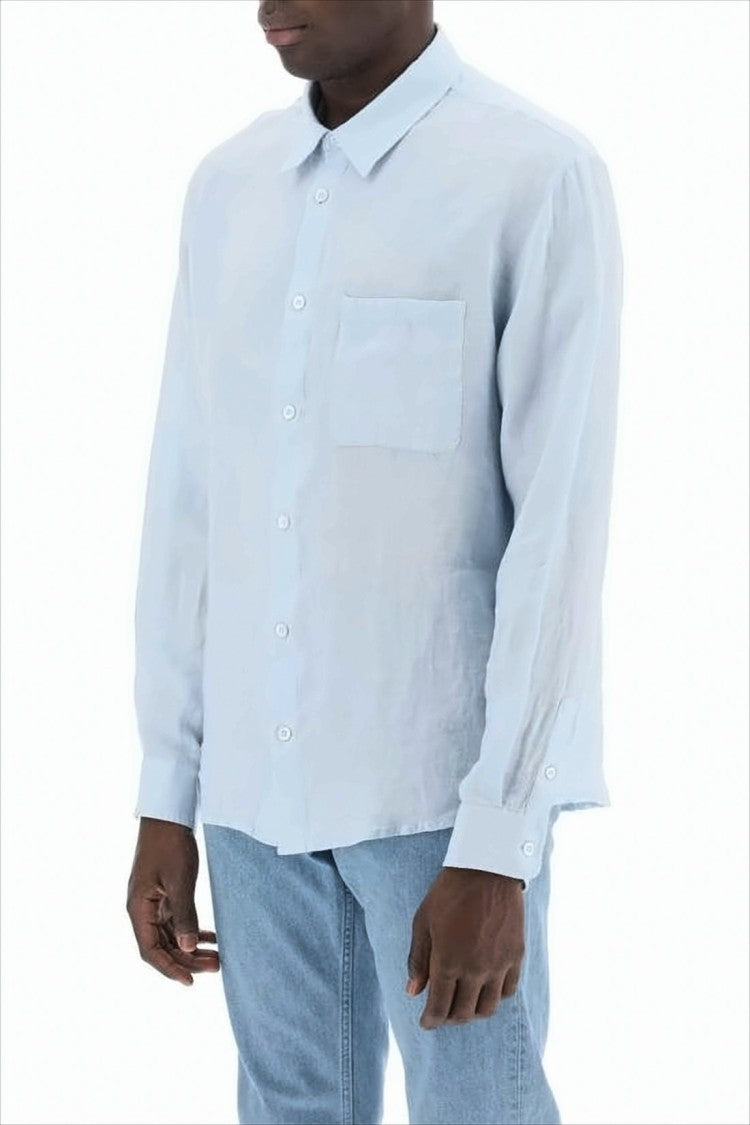 A.P.C. Lightweight Linen Long-Sleeve Shirt
